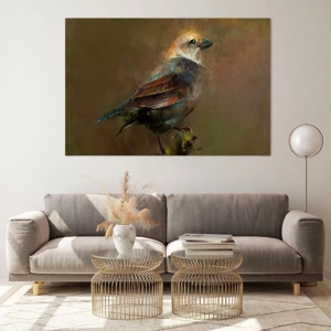 Glass picture - Sparrow, a Little Birdy - 120x80 cm