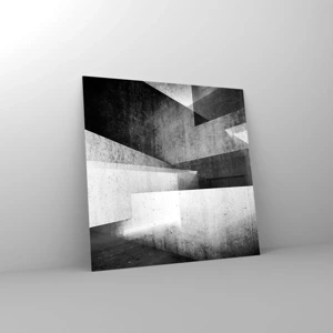 Glass picture - Structure of Space - 30x30 cm