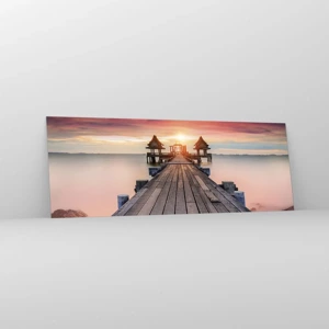 Glass picture - Sunset on the East - 140x50 cm