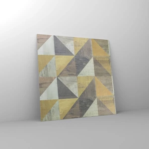 Glass picture - The Art. of Triangles - 30x30 cm