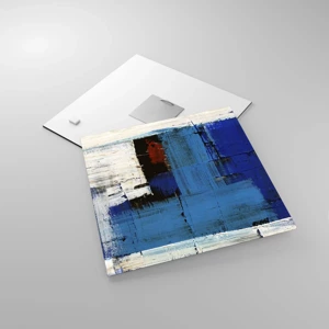 Glass picture - The Secret of Blue - 30x30 cm