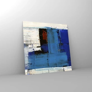 Glass picture - The Secret of Blue - 30x30 cm