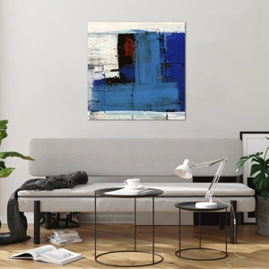 Glass picture - The Secret of Blue - 70x70 cm