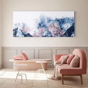 Glass picture - Those Summits! - 160x50 cm