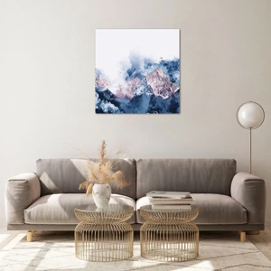 Glass picture - Those Summits! - 60x60 cm