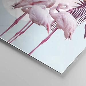 Glass picture - Three Bird Graces - 160x50 cm