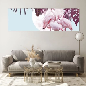 Glass picture - Three Bird Graces - 160x50 cm