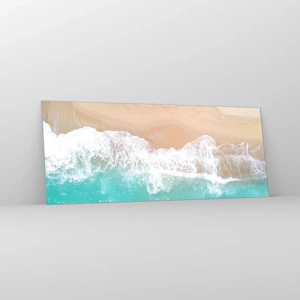 Glass picture - Touch Full of Caress - 100x40 cm