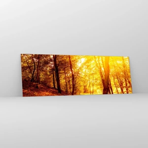 Glass picture - Towards Golden Plain - 90x30 cm