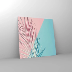 Glass picture - Tropical impression - 40x40 cm