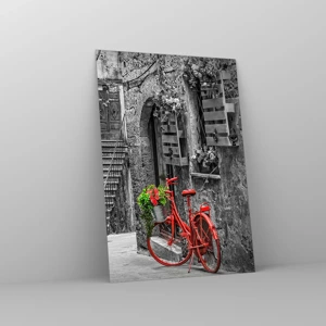 Glass picture - Tuscan Alley - 70x100 cm