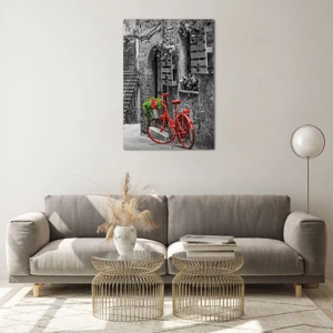 Glass picture - Tuscan Alley - 70x100 cm