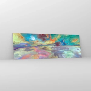 Glass picture - Two Skies - 90x30 cm