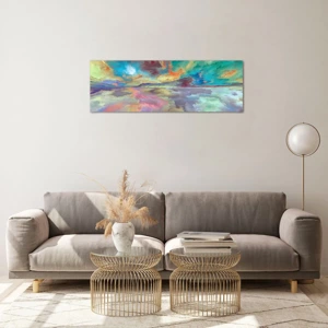 Glass picture - Two Skies - 90x30 cm