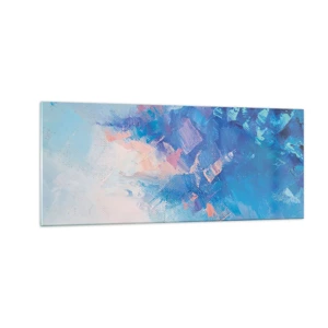 Glass picture - Winter Abstract - 100x40 cm