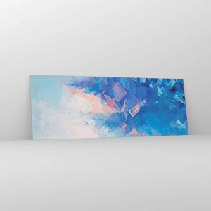 Glass picture - Winter Abstract - 140x50 cm