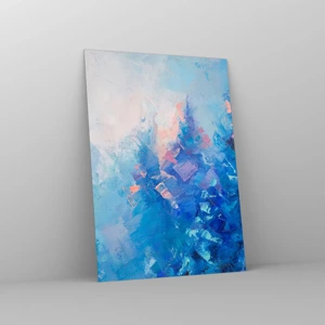 Glass picture - Winter Abstract - 50x70 cm