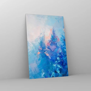 Glass picture - Winter Abstract - 80x120 cm