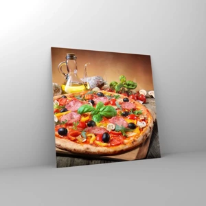 Glass picture - With a Real Italian Flavouring - 70x70 cm