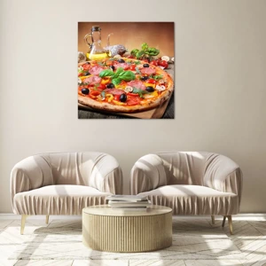 Glass picture - With a Real Italian Flavouring - 70x70 cm