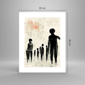 Poster - Against Solitude - 30x40 cm