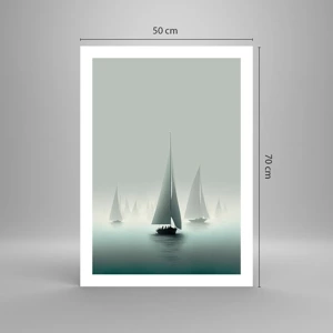 Poster - Built from Fog - 50x70 cm