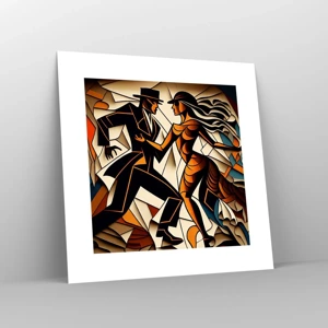 Poster - Dance of Passion  - 30x30 cm