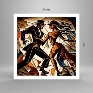 Poster - Dance of Passion  - 60x60 cm