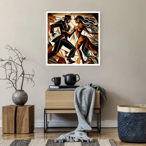 Poster - Dance of Passion  - 60x60 cm