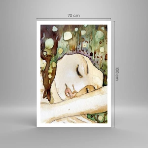 Poster - Emerald and Violet Dream - 70x100 cm