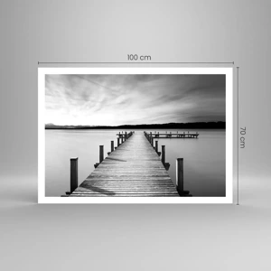 Poster - Lake of Peace - 100x70 cm