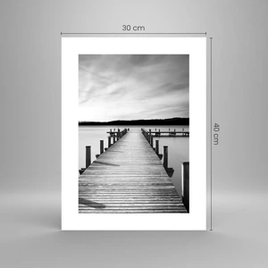 Poster - Lake of Peace - 30x40 cm