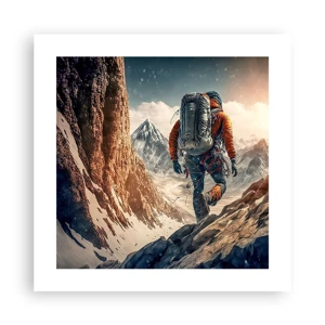 Poster - Lonely Warrior - 40x40 cm