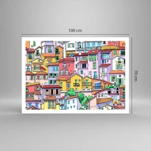 Poster - Merry City - 100x70 cm