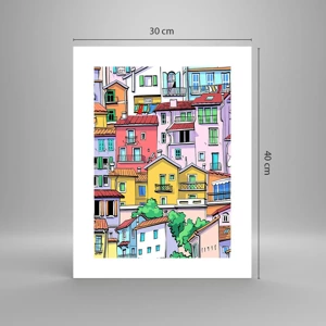 Poster - Merry City - 30x40 cm