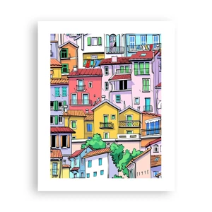 Poster - Merry City - 40x50 cm