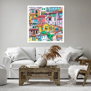 Poster - Merry City - 60x60 cm