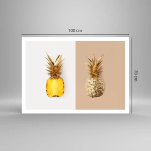 Poster - Pineapple for Us - 100x70 cm