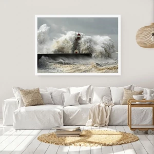 Poster - Rage of the Ocean - 50x40 cm