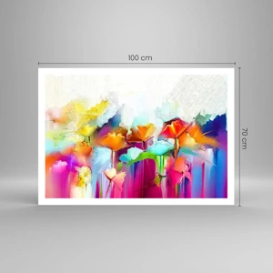 Poster - Rainbow Has Bloomed - 100x70 cm