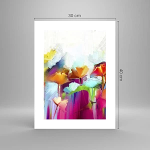 Poster - Rainbow Has Bloomed - 30x40 cm