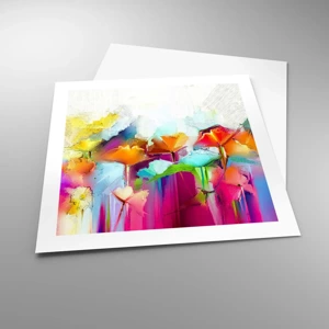 Poster - Rainbow Has Bloomed - 50x50 cm