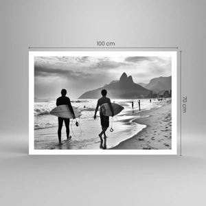 Poster - Samba for One Wave - 100x70 cm