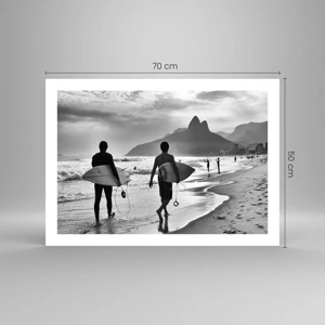 Poster - Samba for One Wave - 70x50 cm