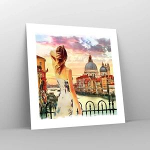 Poster - Venice Adventure - 40x40 cm