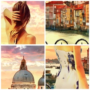 Poster - Venice Adventure - 40x40 cm