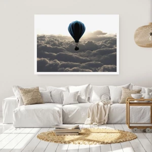 Poster - Wanderer above Clouds - 91x61 cm