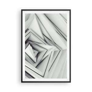 Poster in black frame - Acute Angles Budding - 61x91 cm