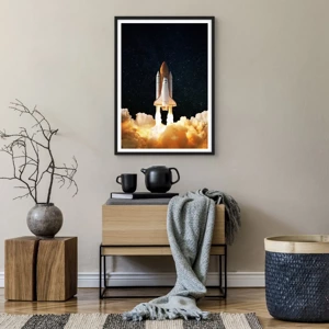 Poster in black frame - As Astra! - 50x70 cm