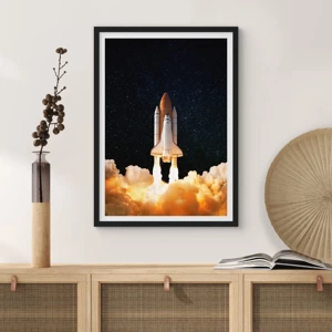 Poster in black frame - As Astra! - 50x70 cm